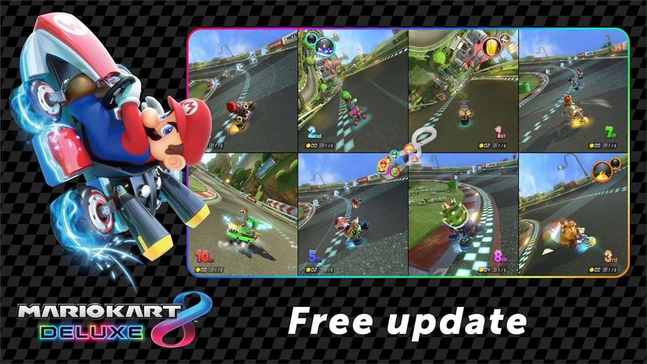 Mario Kart 8 Deluxe si aggiorna alla versione 4.0.0